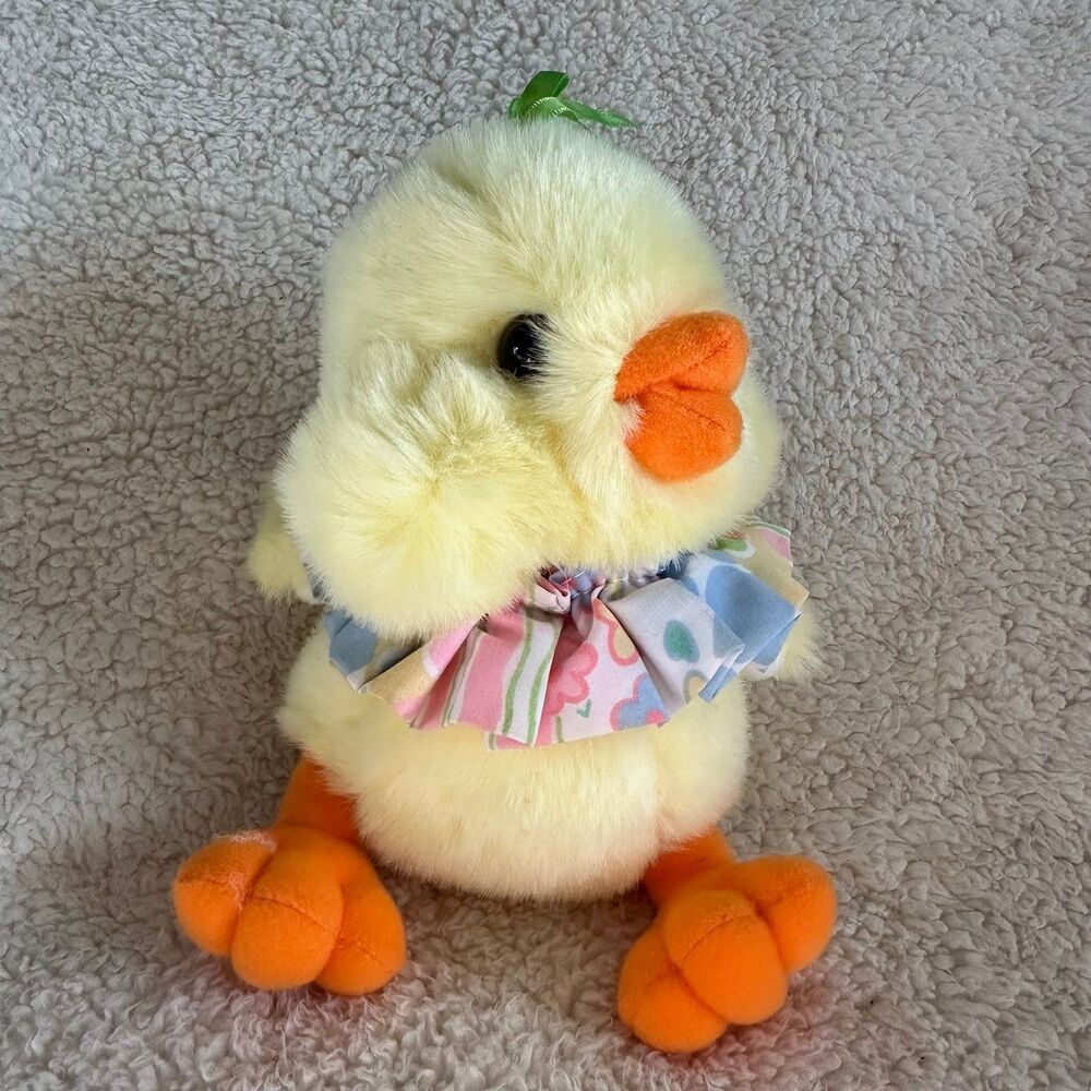 Fairview Yellow Chick 9” Spring Easter Farm Plush Stuffed Animal Vintage